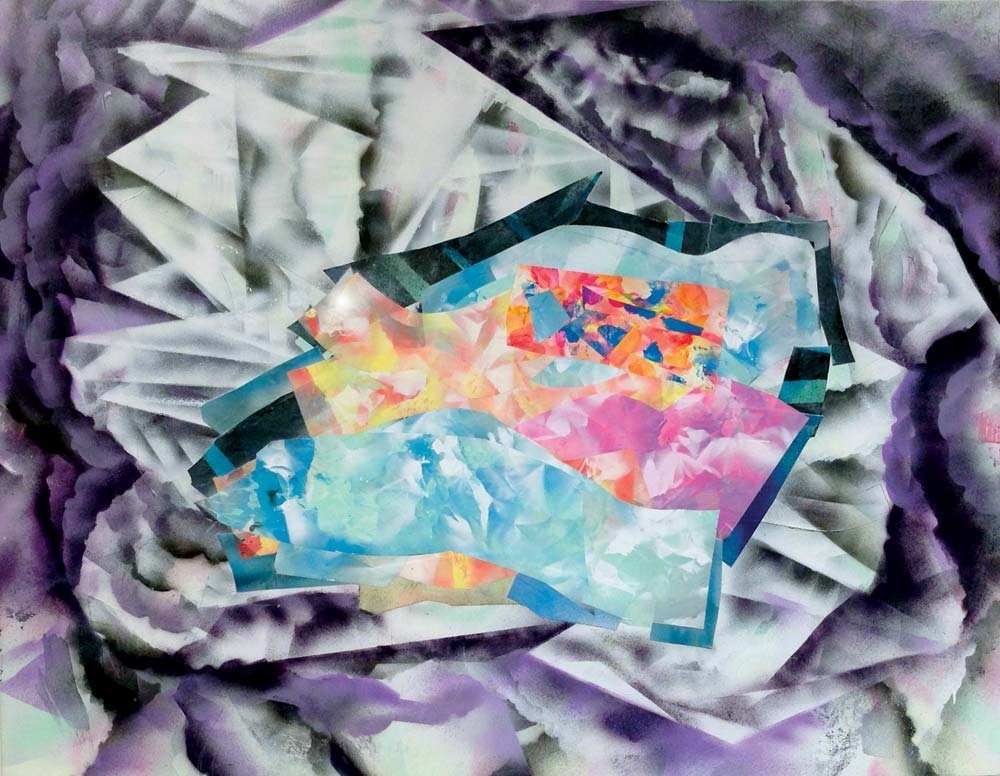 Diamond Life, 2015 60” x 48”, acrylic and airbrush on canvas 