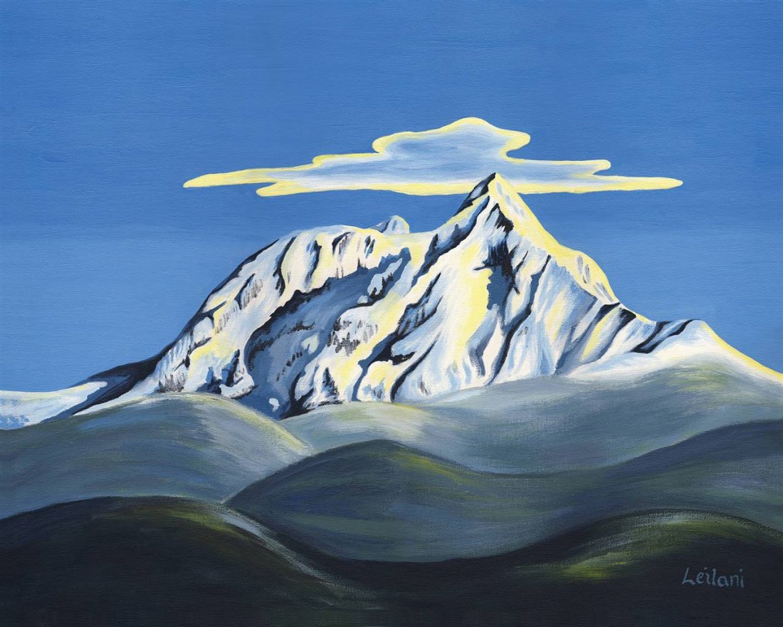Leilani, Mount Garibaldi, Acrylic on Canvas, 18x24