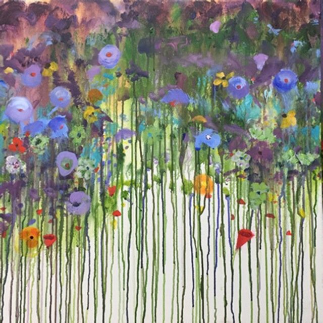 "Fields I",Artist: Joyce Savre, Acrylic on Canvas