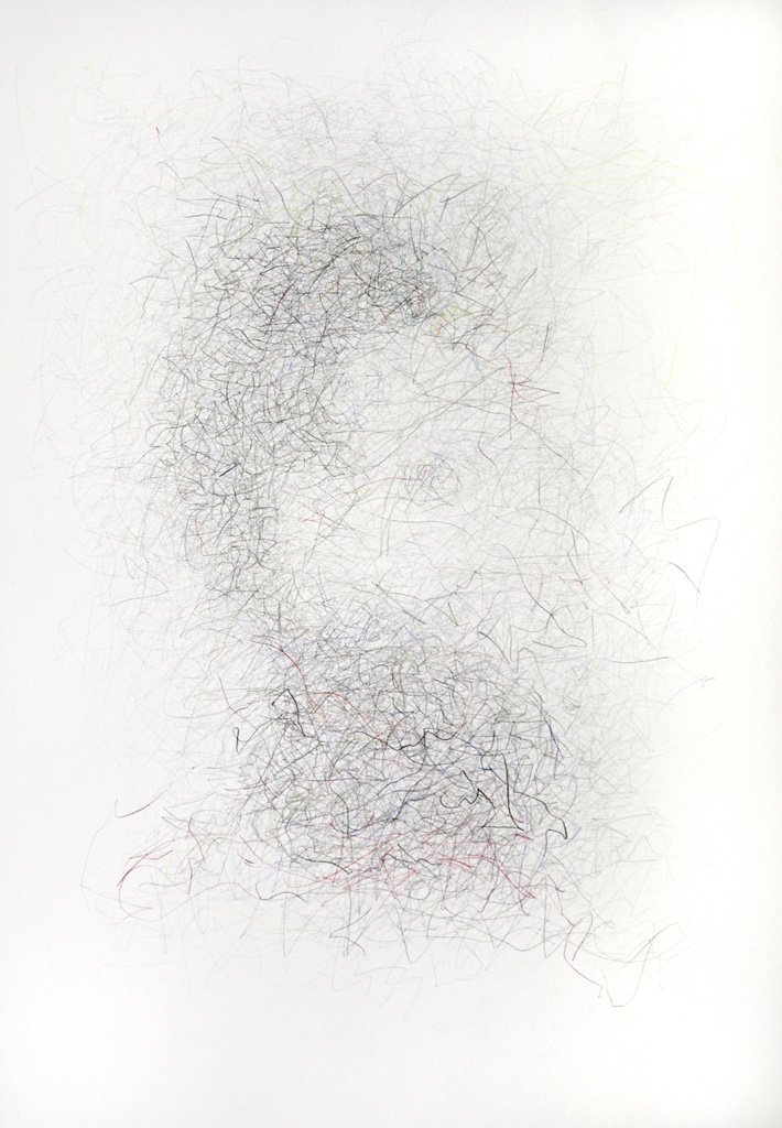 Jorn Ebner, Spielmann (Rolling Stone Special page 79), 2014, pencil, colour pens, on paper, 59.4x42cm