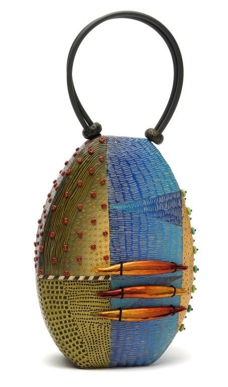 "Izmir" handbag by Kathleen Dustin, www.kathleendstin.com, Contoocock, N.H