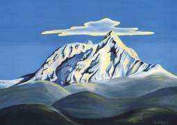 Leilani, Mount Garibaldi, Acrylic on Canvas, 18x24